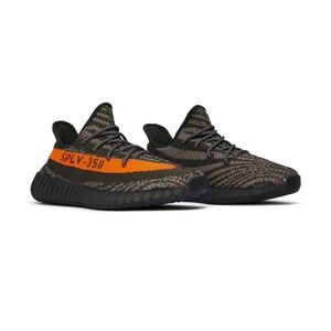 Adidas Yeezy Boost 350 V2 Sneakers - Orange and Gray